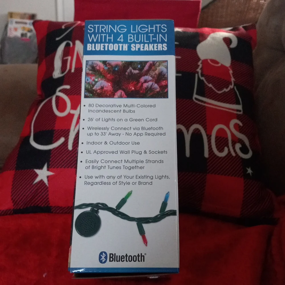 Bright Tunes Christmas string lights